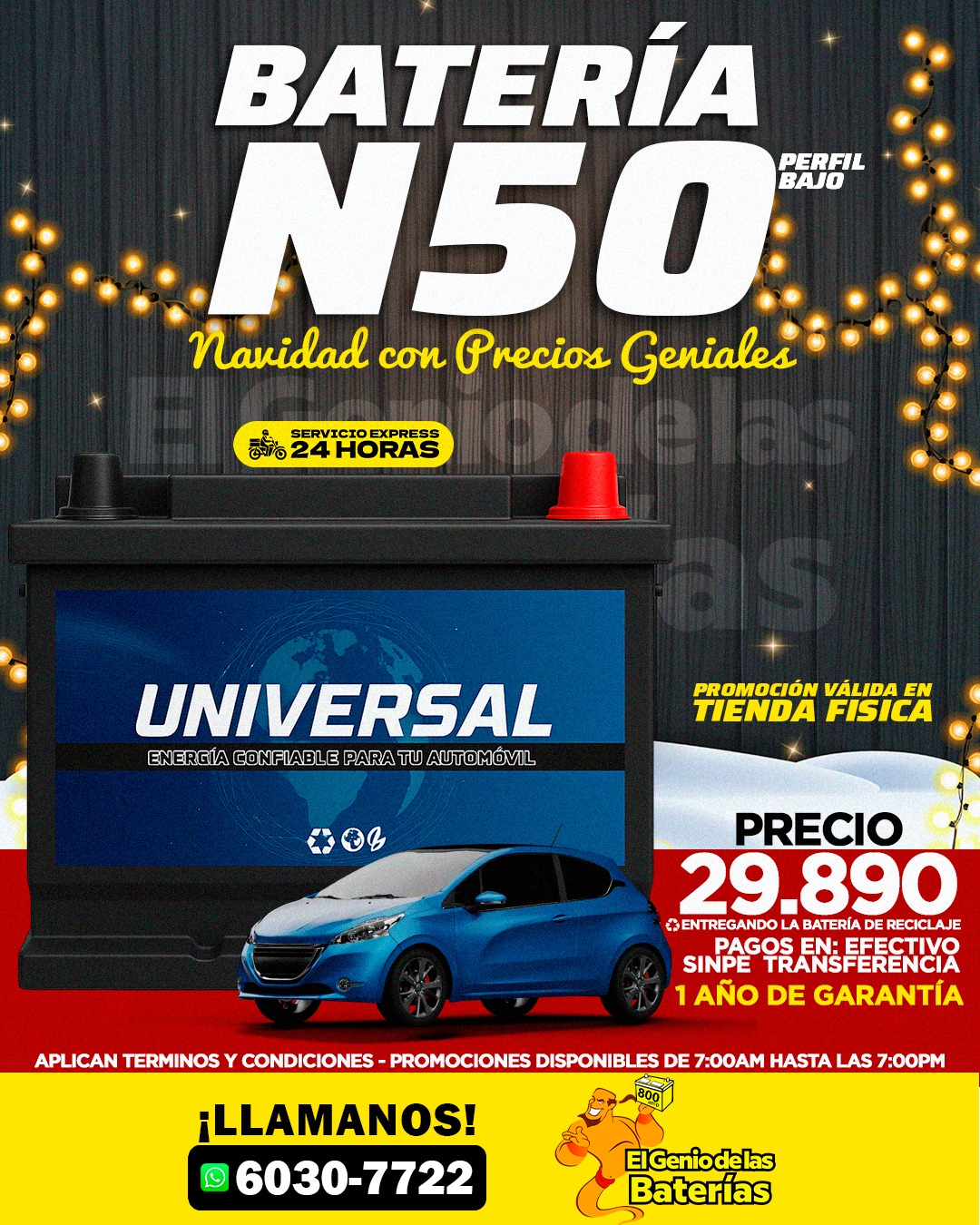 BATERIA UNIVERSAL N50 / 42R