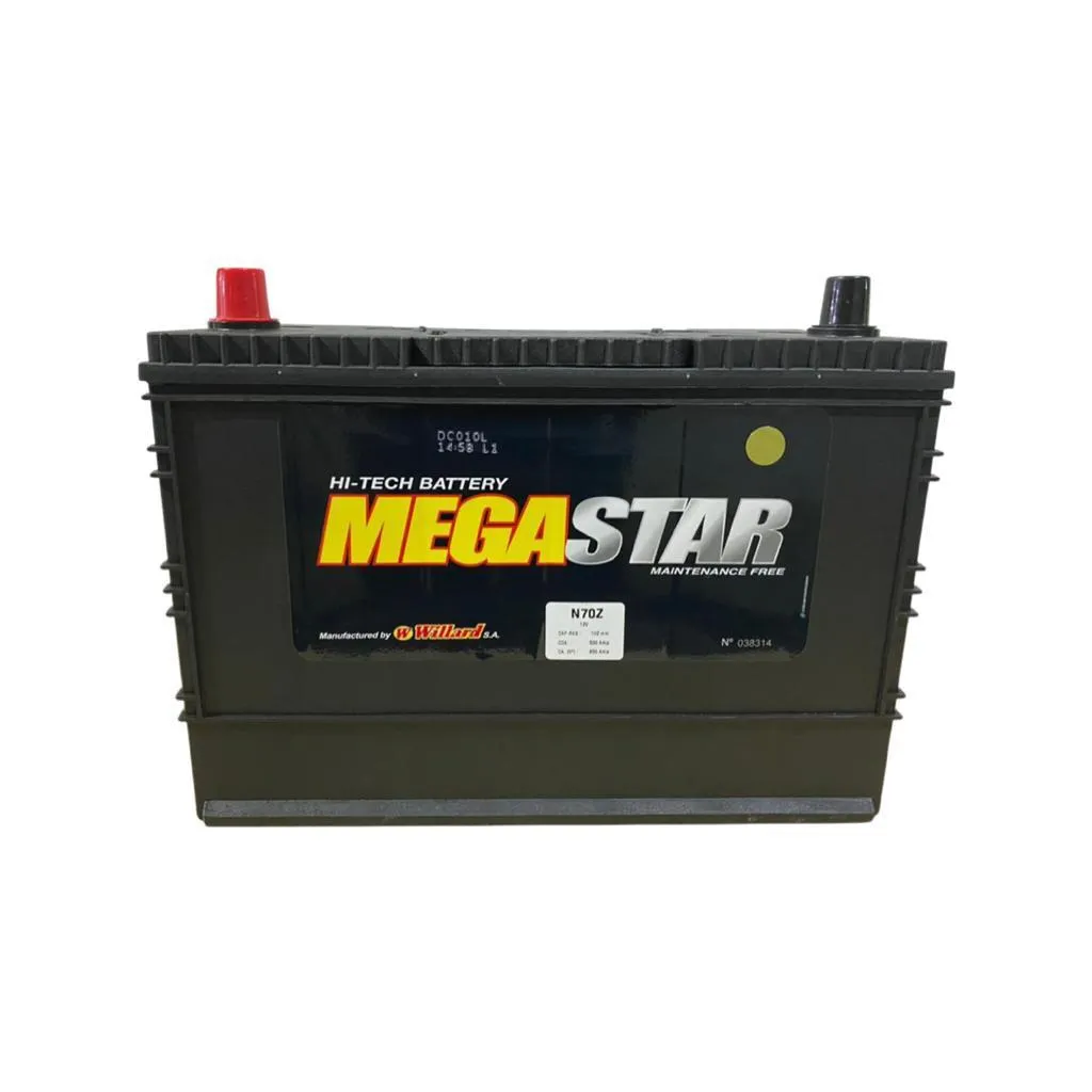 Baterias Megastar Grupo N70ZL / 27R