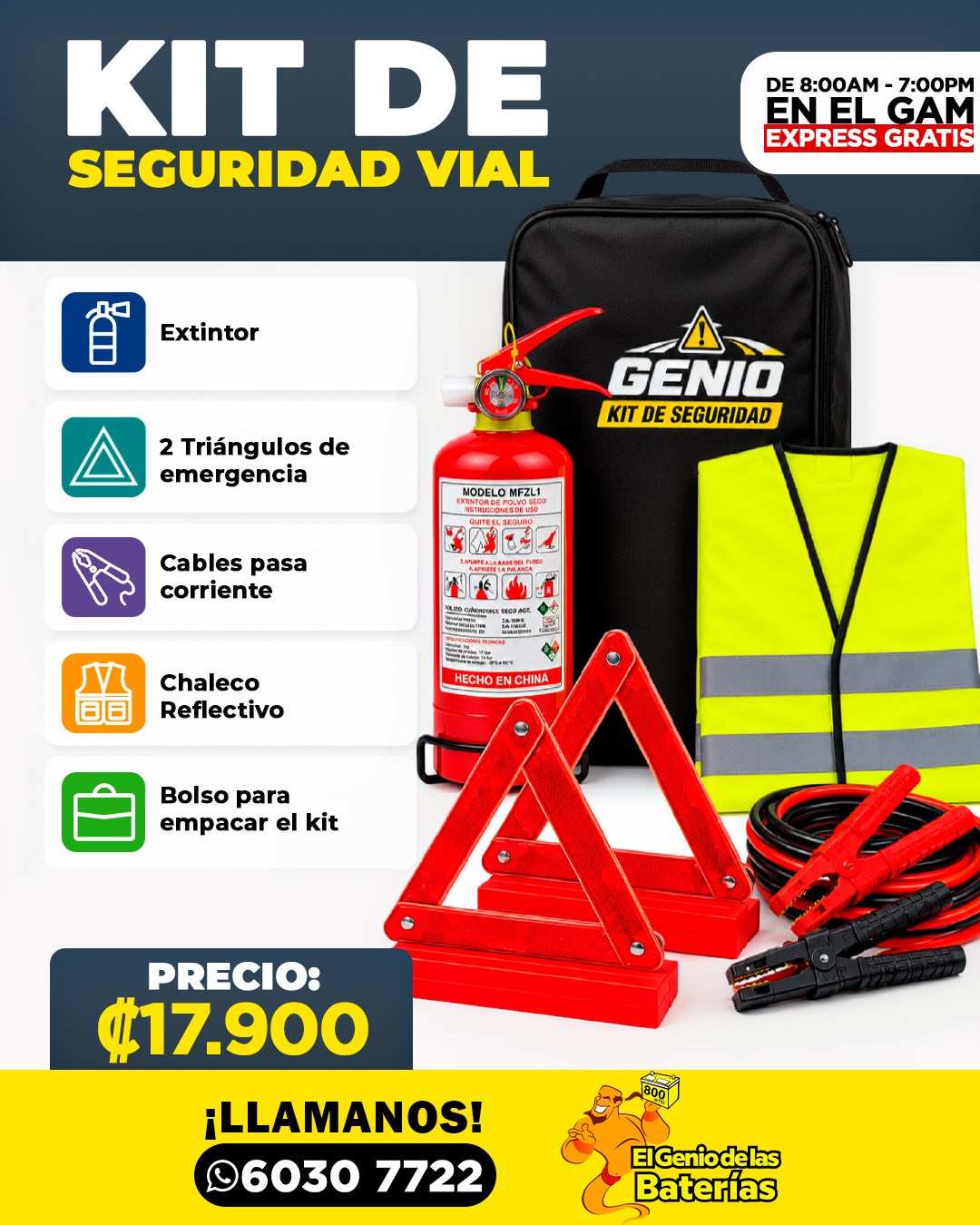 Kit de seguridad Vial  